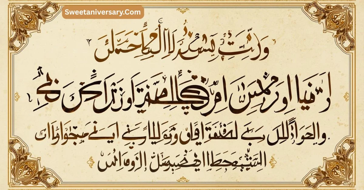 Anniversary Wishes for Husband in Islamic Way