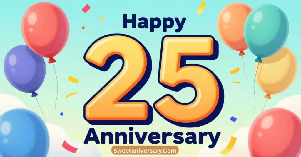 Best Happy 25th Anniversary Wishes for Instagram