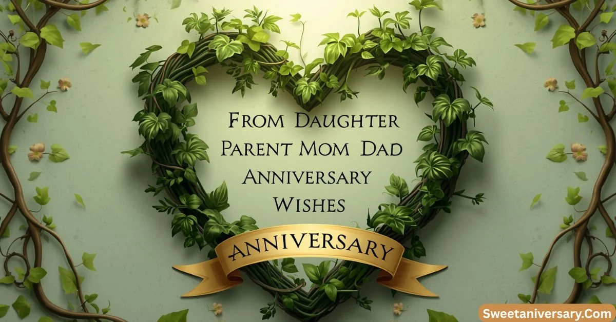 From Daughter Parent Mom Dad Anniversary Wishes: