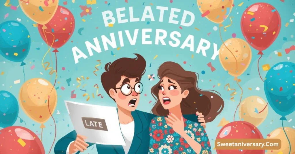 Funny Belated Anniversary Wishes