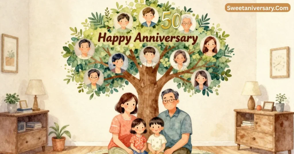 Happy 50th Anniversary Wishes for Parents