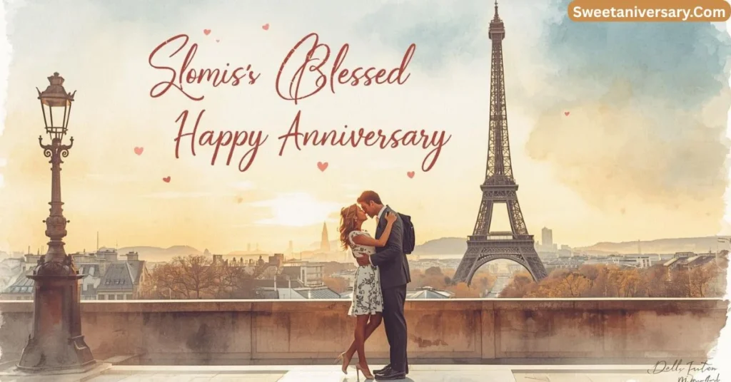 Romantic Blessed Happy Anniversary Wishes Couple