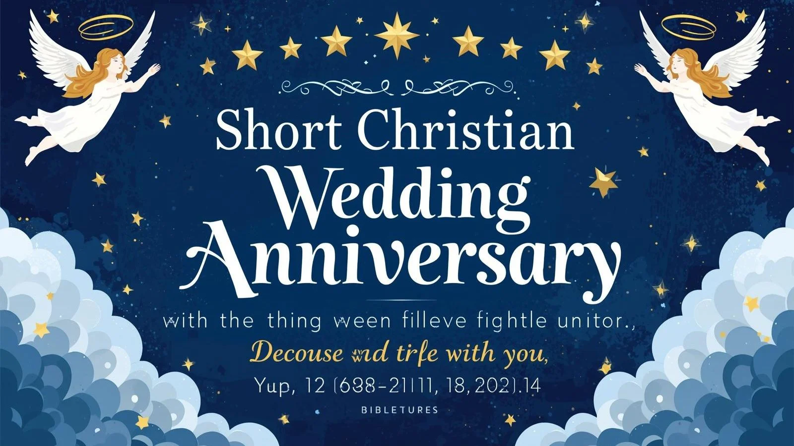 Short Christian Wedding Anniversary Wishes with Bible Verses