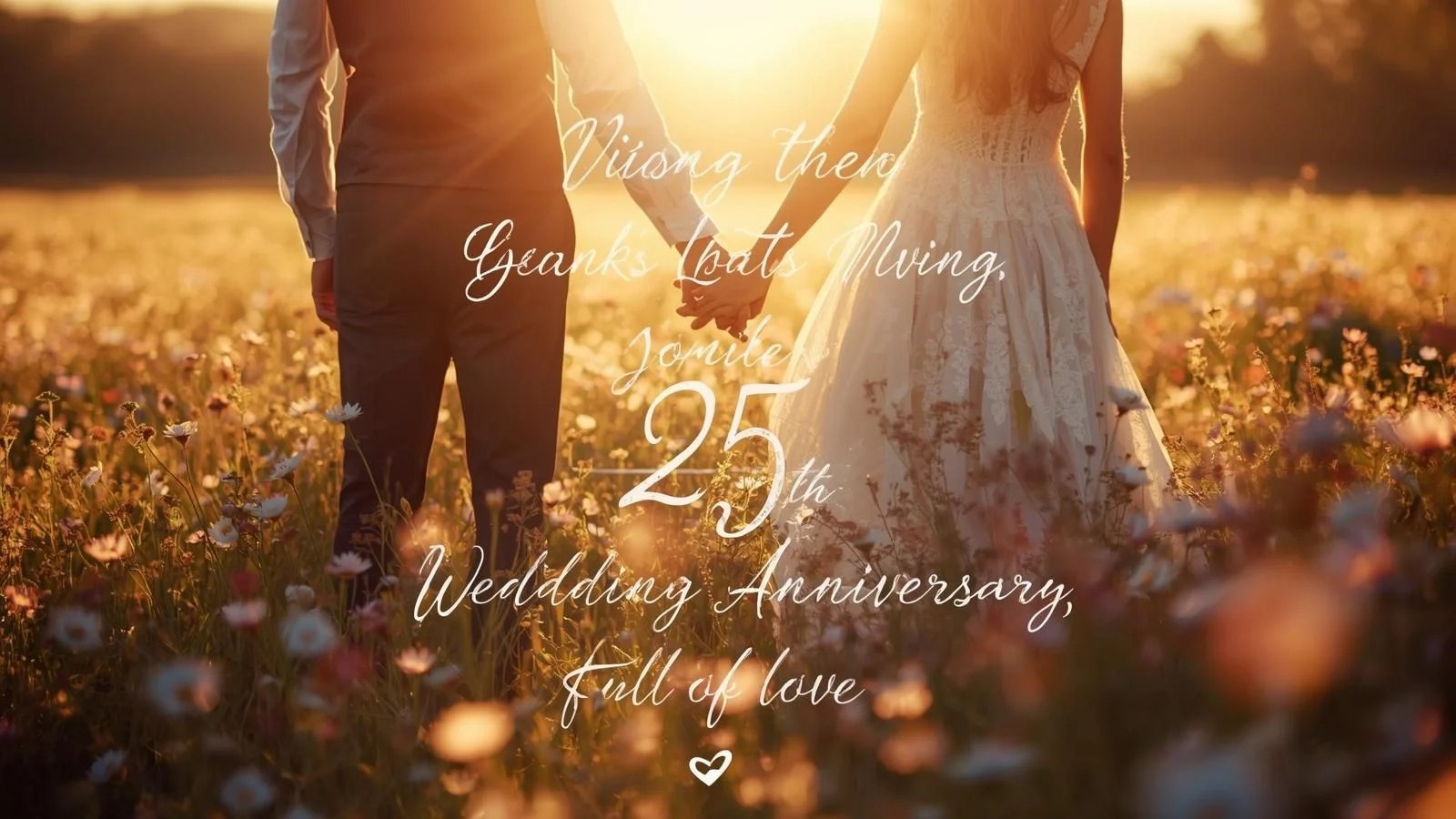 Silver Jubilee 25th Wedding Anniversary Wishes