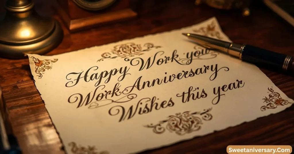 Trending Happy Work Anniversary Wishes This Year