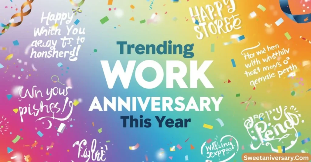 Trending Work Anniversary Wishes This Year