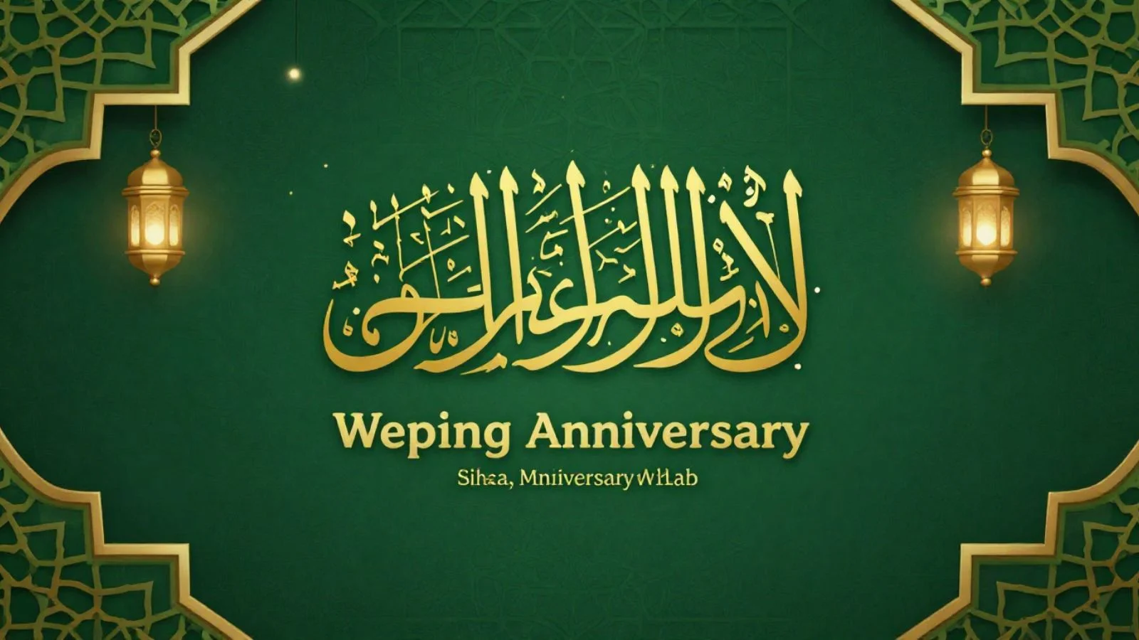 Islamic Wedding Anniversary Wishes