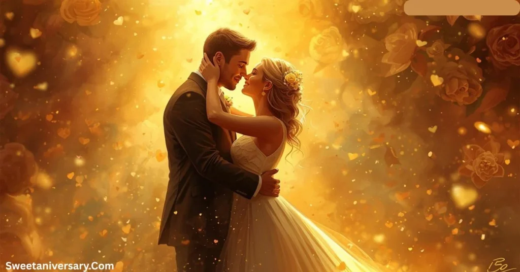 2️⃣ Romantic golden anniversary 50th anniversary wishes 💛