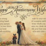 40th Anniversary Wishes