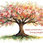 Anniversary Wishes for Parents from Daughter
