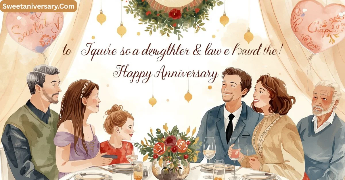 Anniversary Wishes to Daughter and Son in Law
