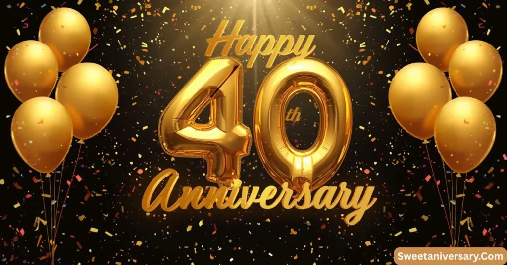 Trending Happy 40th Anniversary Wishes This Year 