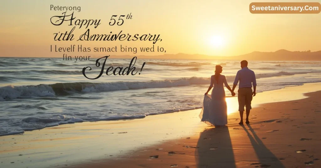 Romantic 55th Wedding Anniversary Wishes