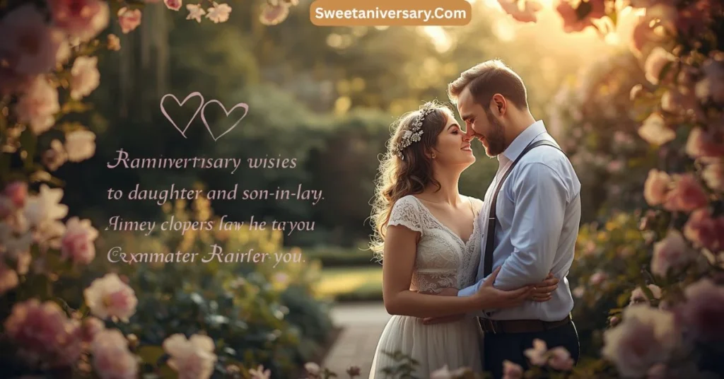 Romantic Anniversary Wishes to Daughter and Son in Law