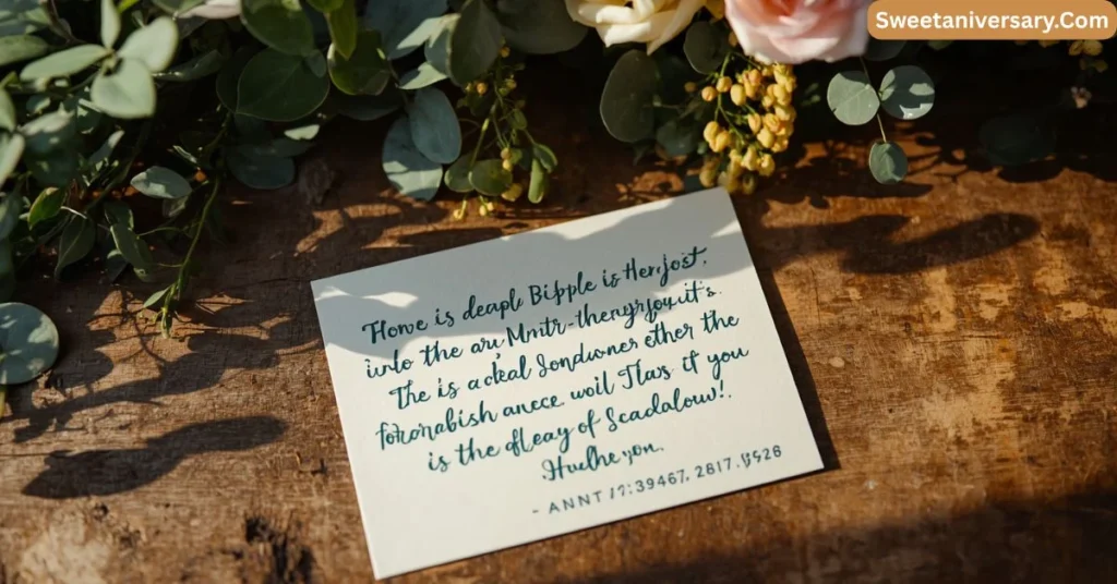 Romantic Biblical Wedding Anniversary Wishes