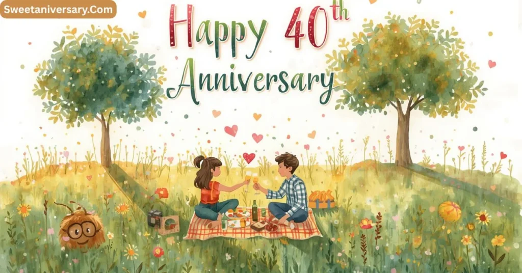 Romantic Happy 40th Anniversary Wishes