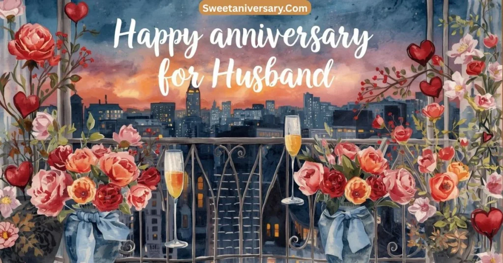 Romantic Happy Anniversary Wishes for Husband 