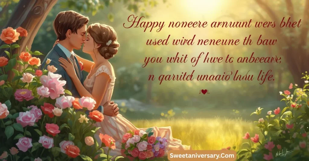 Romantic Romantic Anniversary Wishes for Wife 
