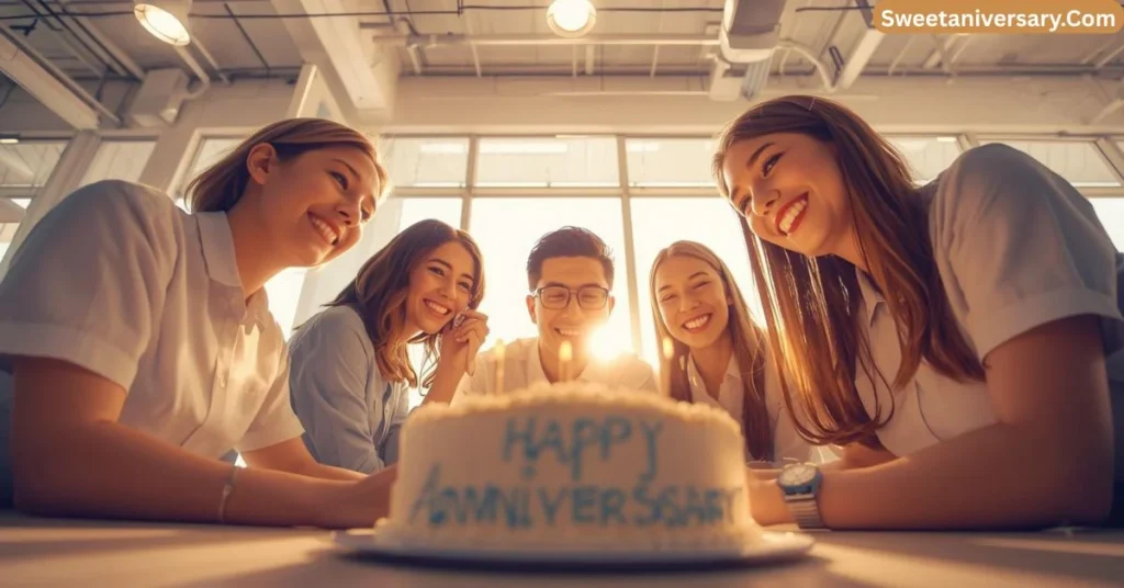 Simple Work Anniversary Wishes for Employees