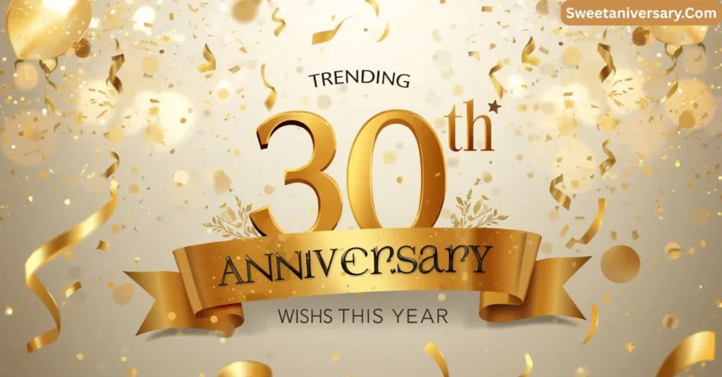 Trending 30th Anniversary Wishes This Year