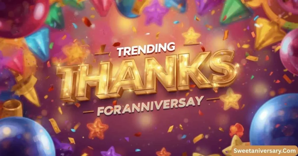 Trending Thanks for Anniversary Wishes This Year 