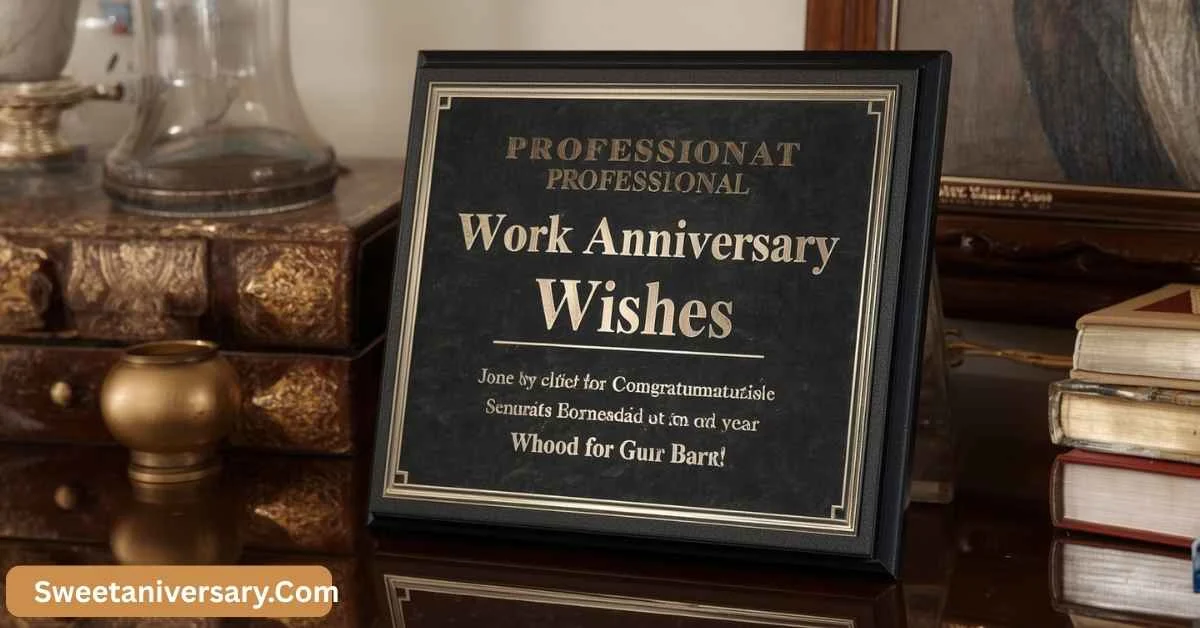 Professional 1-Year Work Anniversary Wishes