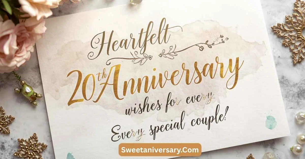 Heartfelt 20th Anniversary Wishes for Every Special Couple