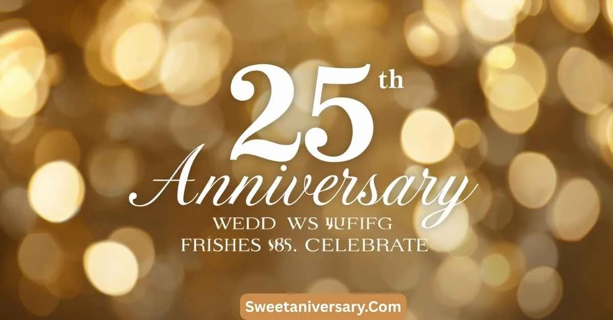 25th Wedding Anniversary Wishes for Friends to Celebrate