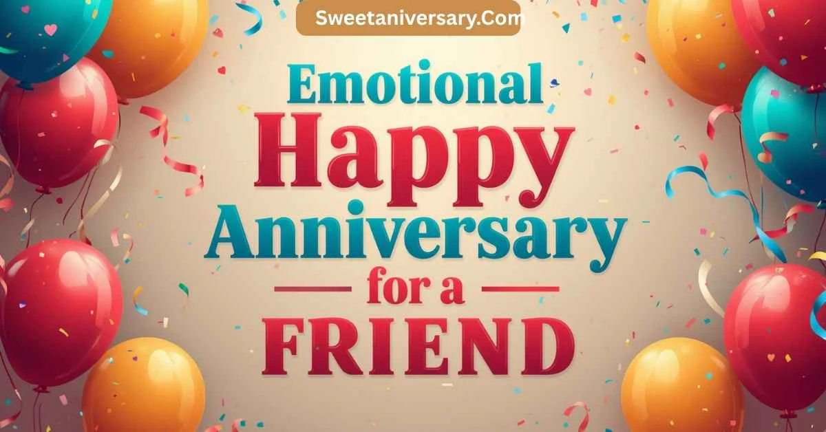 Anniversary Wishes for a Friend