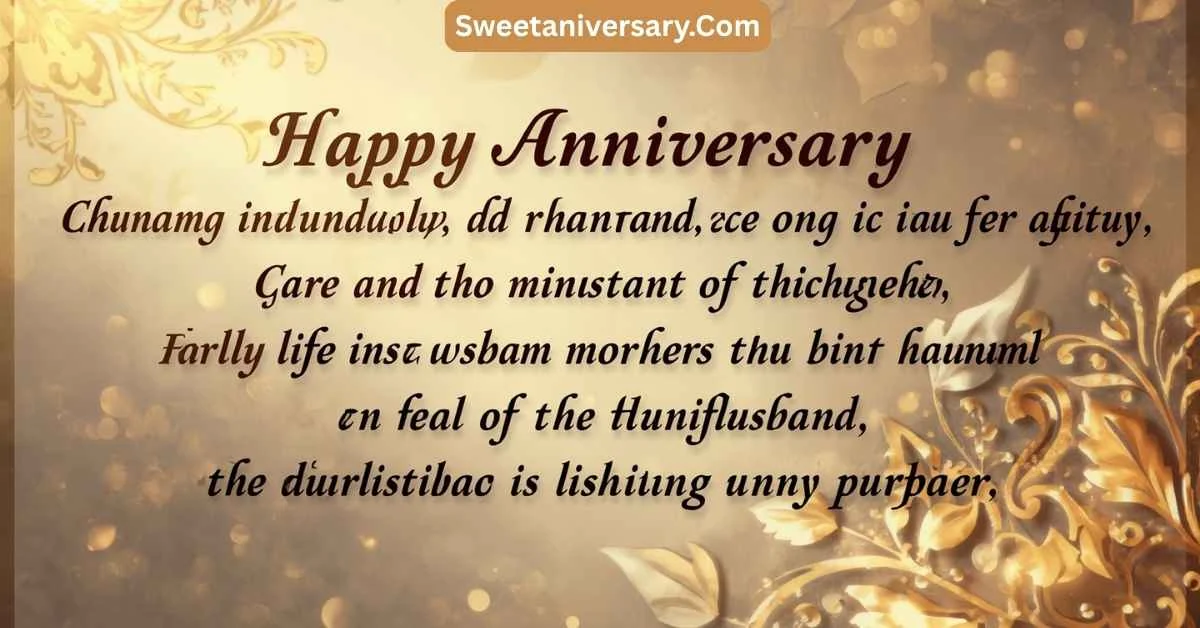 Anniversary Wishes for Husband in English