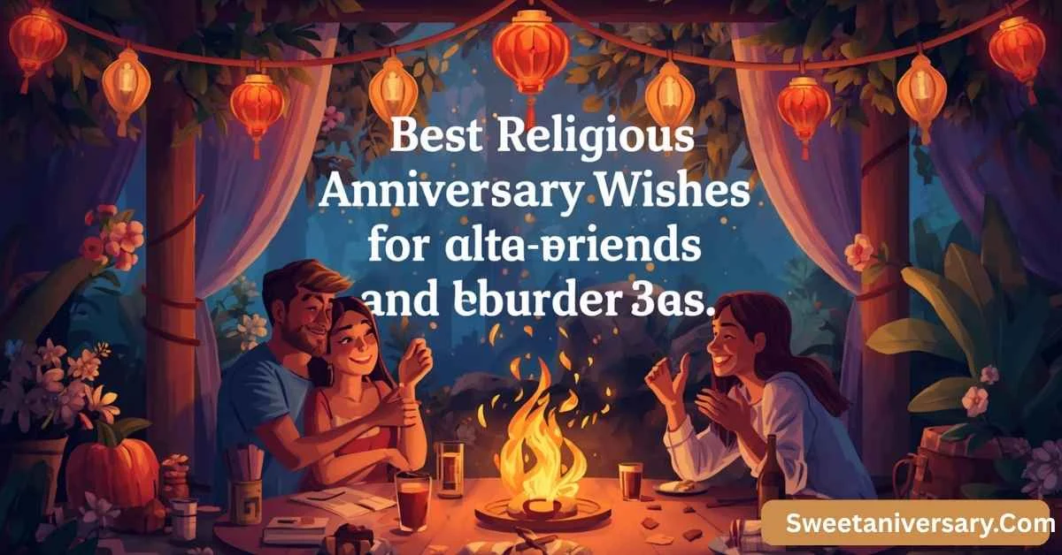 Best Religious Anniversary Wishes for Couples, Friends