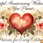 Beautiful Anniversary Wishes to Parents for Every Celebration