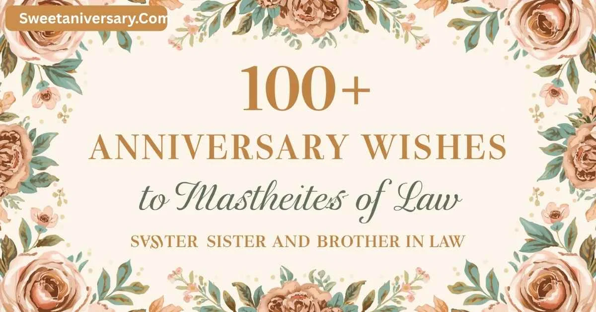 Anniversary Wishes to Sister and Brother in Law