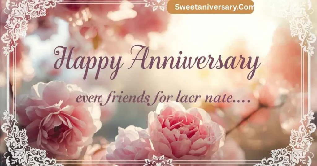 Beautiful Happy Anniversary Wishes for Friends