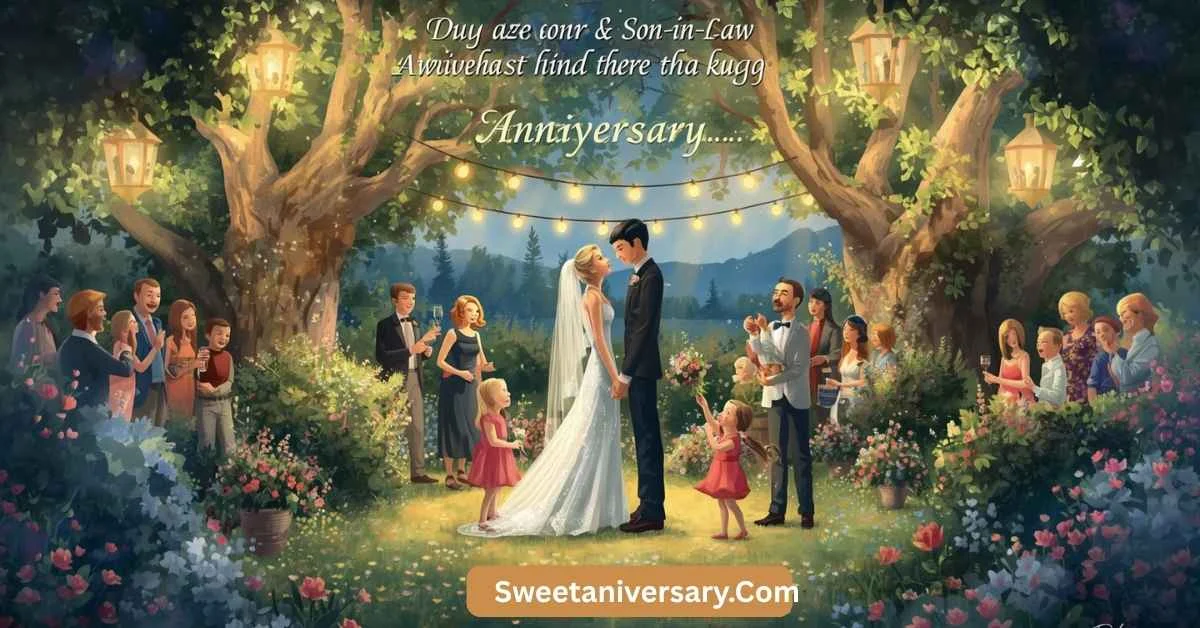 Romantic Daughter and Son in Law Anniversary Wishes