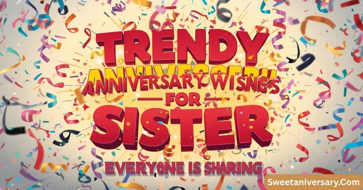 Trending Funny Anniversary Wishes for Sister Everyone Is Sharing