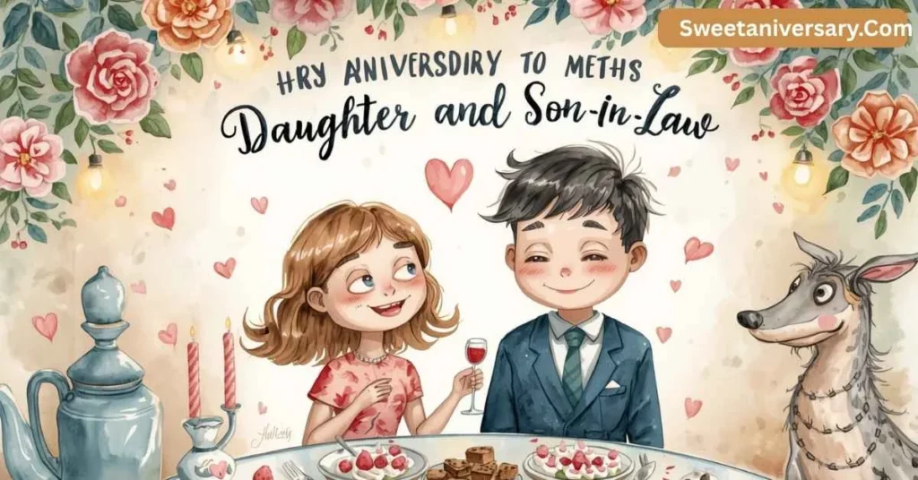Funny Daughter and Son in Law Anniversary Wishes