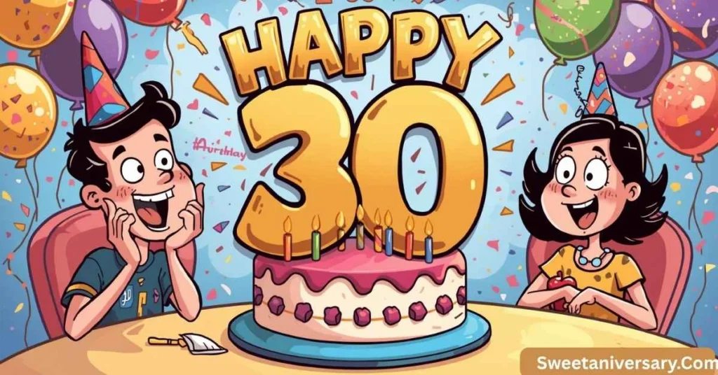 Funny Happy 30 Anniversary Wishes