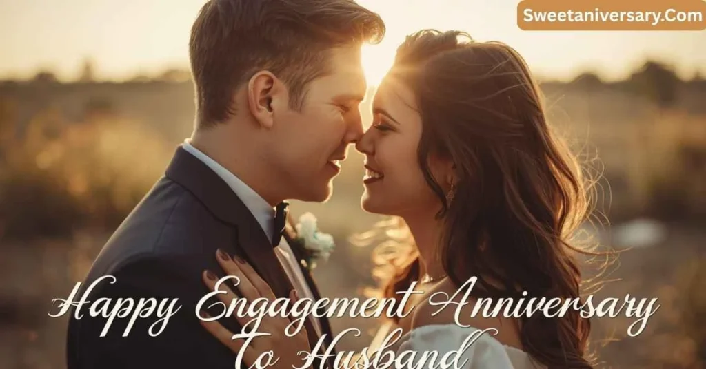 Heart Touching Happy Engagement Anniversary Wishes to Husband