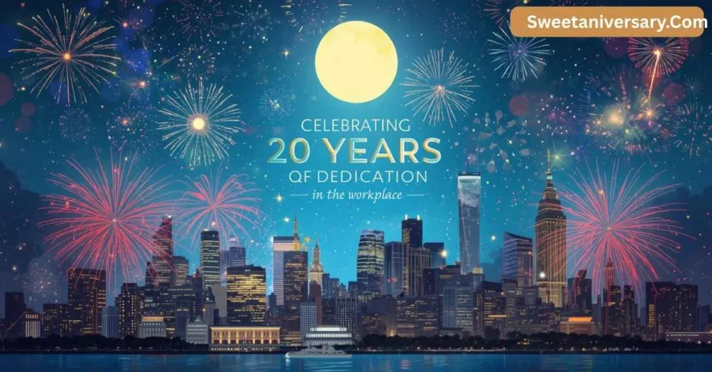 Inspirational 20 Years Work Anniversary Wishes