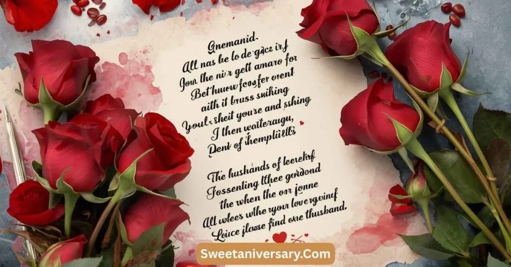 Romantic Anniversary Wishes for Husband in English