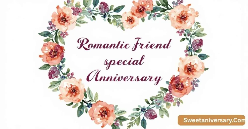 Romantic Friend Special Anniversary Wishes