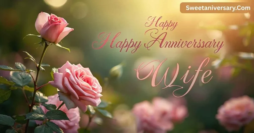 Romantic Happy Anniversary Wishes to Wife