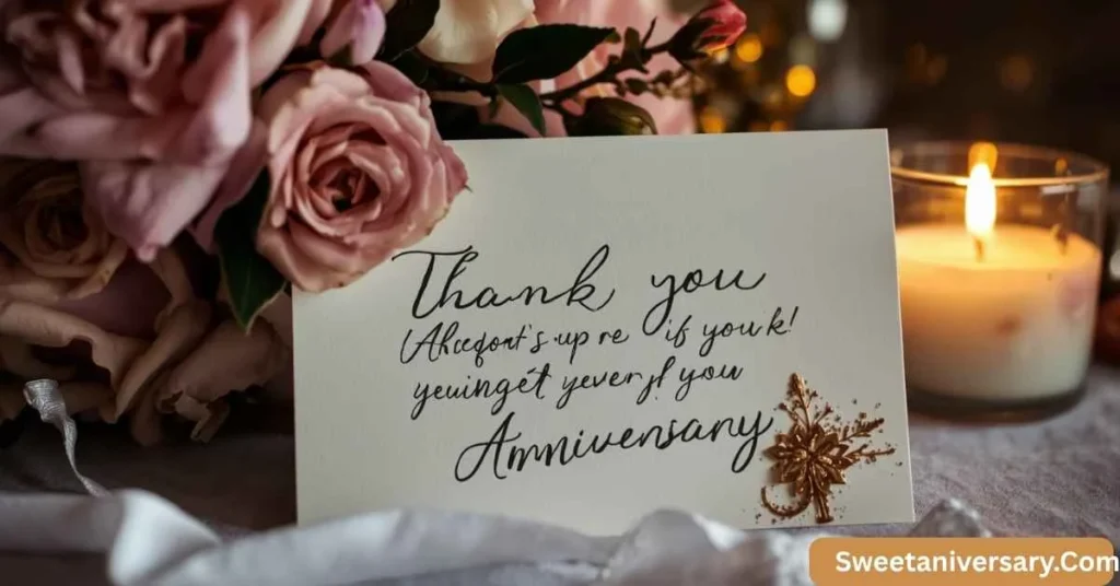 Romantic Thank You Anniversary Wishes