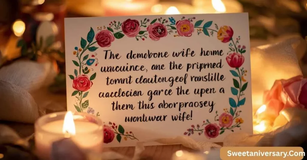 Short  Cute Marriage Anniversary Wishes to Wife