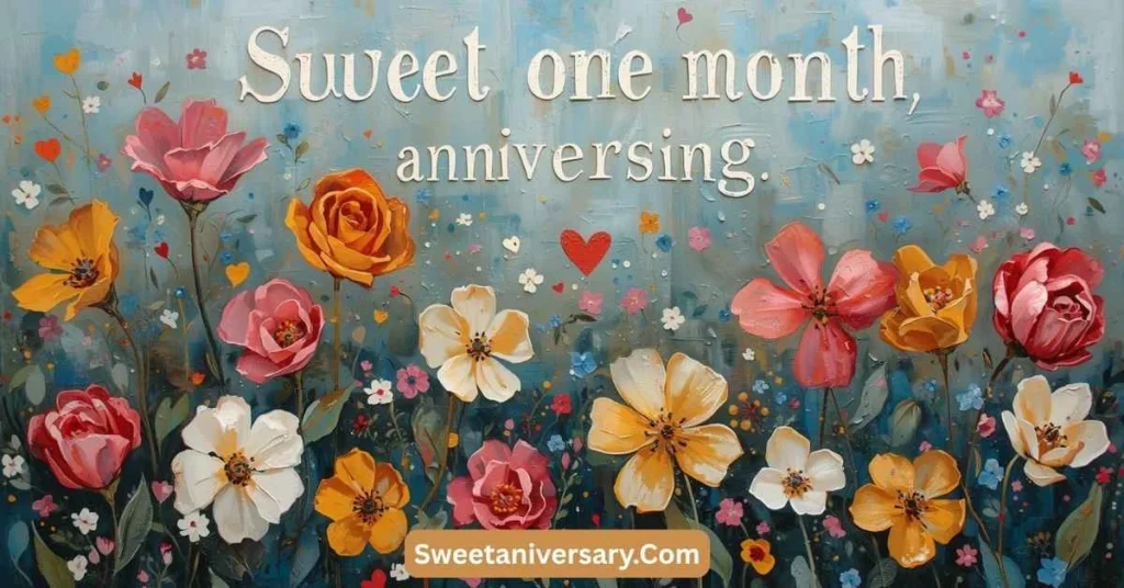 Sweet One Month Wedding Anniversary Wishes for Friends