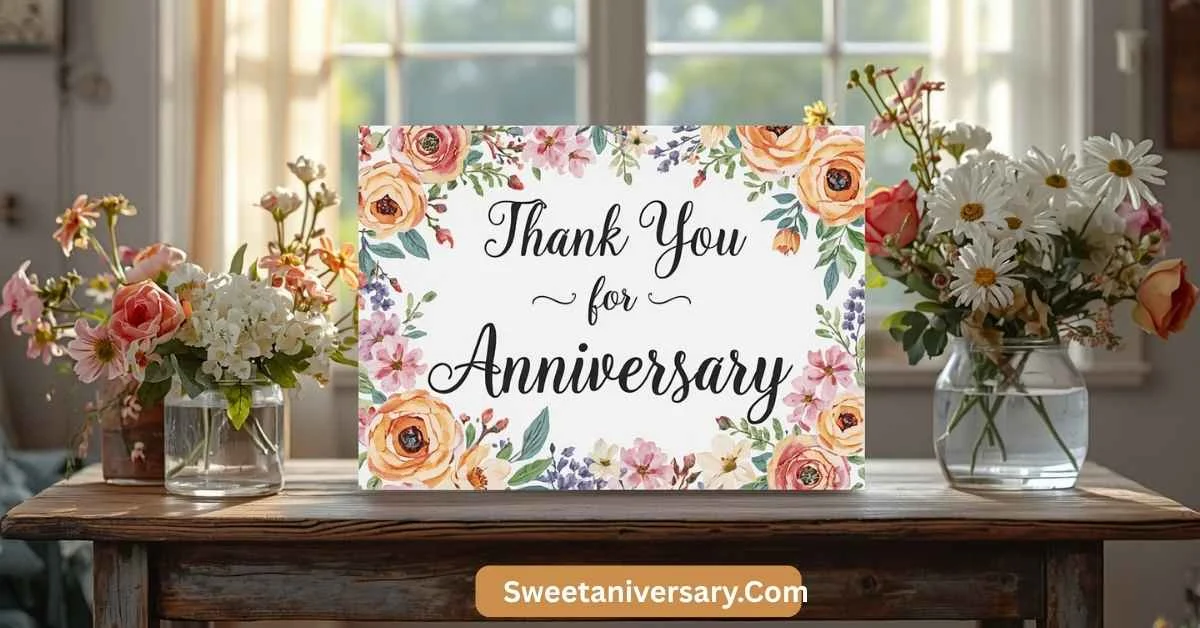 Thank You for Anniversary Wishes Images