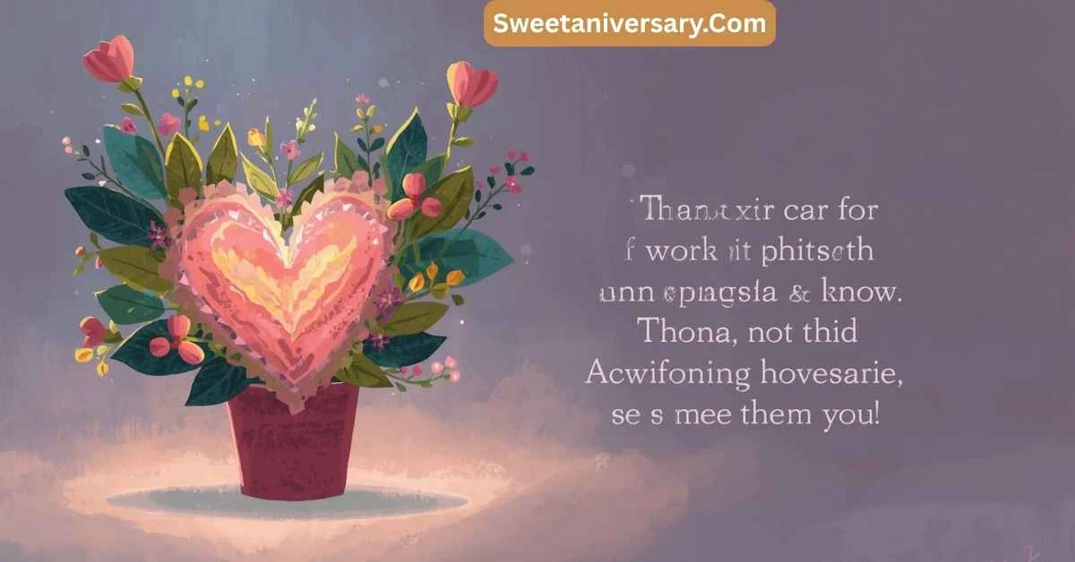 Thank You for Work Anniversary Wishes Heartfelt Simple