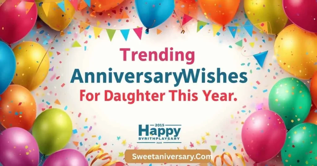 Trending Anniversary Wishes for Daughter This Year