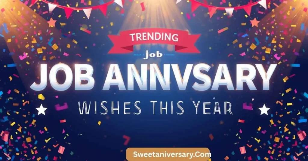Trending Job Anniversary Wishes This Year